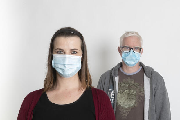 Máscaras para a população