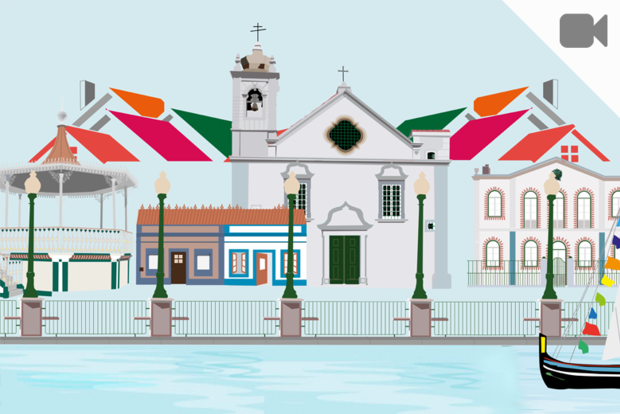 Imagem gráfica da Aldeia Natal do Seixal