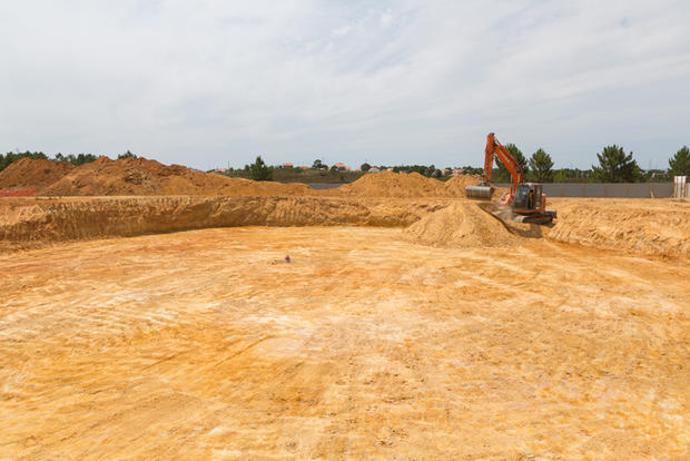 Obra do Centro Distribuidor de Água de Fernão Ferro
