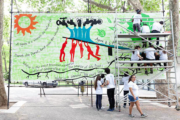 Kid's Guernica promove a paz e a educação ambiental