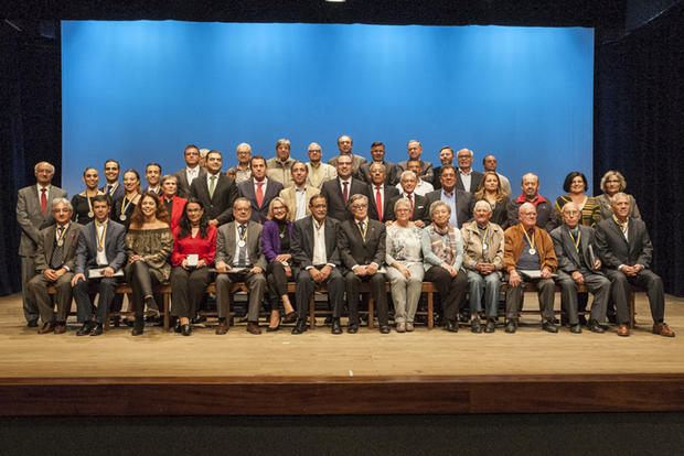 Medalhados e homenageados