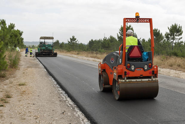Obras de pavimentação