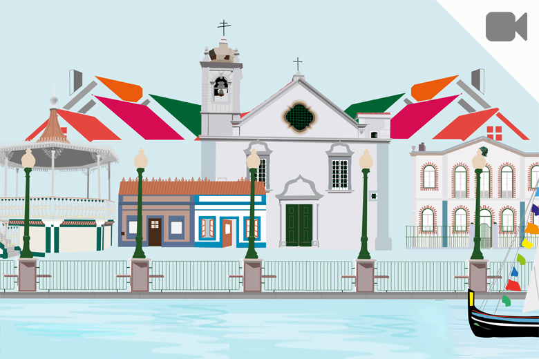 Imagem gráfica da Aldeia Natal do Seixal