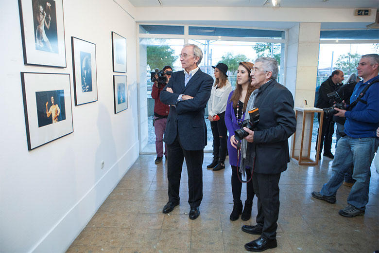 Inauguração da exposição no dia 31 de janeiro, com a presença do apresentador de televisão e rádio Júlio Isidro.