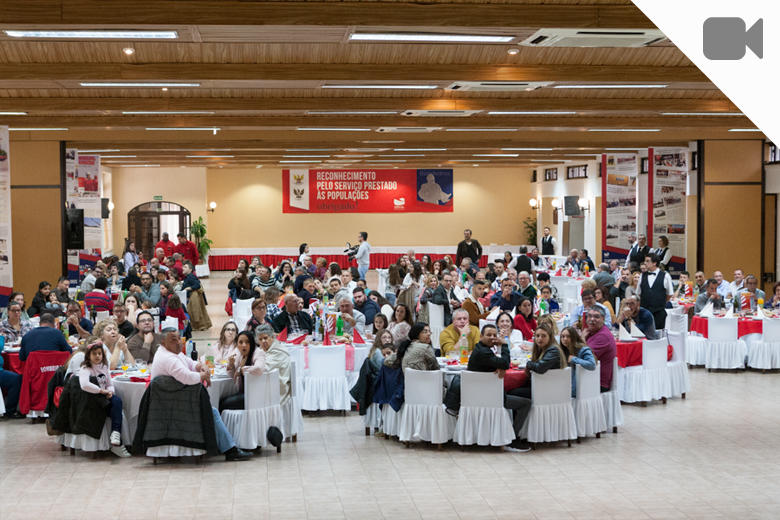 Almoço de homenagem aos bombeiros