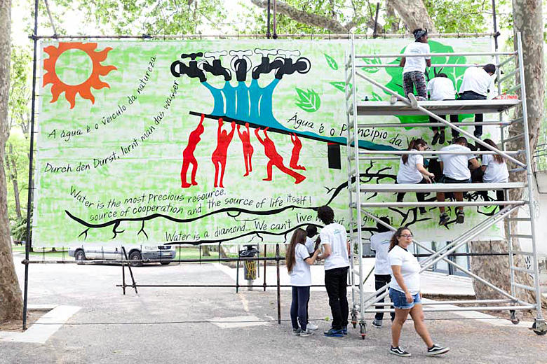 Kid's Guernica promove a paz e a educação ambiental