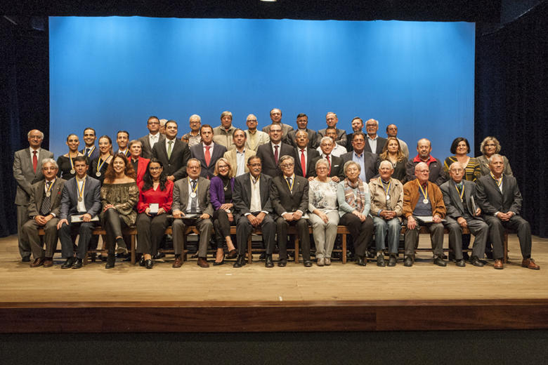 Medalhados e homenageados