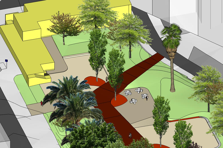 Projeto da Praça Central da Torre da Marinha